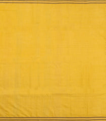 Mustard Woven Tussar Silk Saree With Dotted Stripes-TU3486