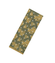 Cardamom Green Printed Synthetics Dola Silk Saree With Floral Motifs-BL5273