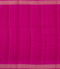 Hot Pink Printed Synthetics Dola Zari Lining With Jacquard Zari Border-BL5169
