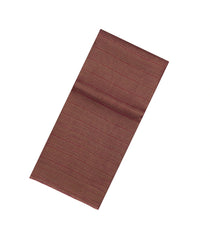 Brown Woven Tussar Tissue Silk Saree With Checks-TU3447
