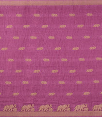 Dusty Pink Printed Synthetics Dola Saree Zari Buttas-BL5308