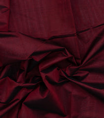 Maroon Handloom Silk Cotton Saree With Contrast Border-SC4705