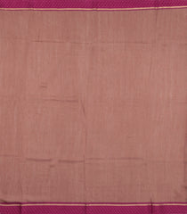Burugndy Printed Tussar Silk Saree With Floral Motifs-TU3628