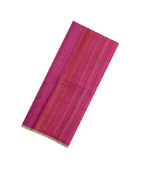 Pink Printed Tussar Silk Saree With Buttas & Printed Pallu-TU3664