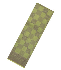 Cardamom Green Woven Tussar Silk Saree With Floral Motifs-TU3427