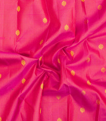 Pink Handloom Kanchipuram Silk Saree With Zari Checks & Buttas-KA15905