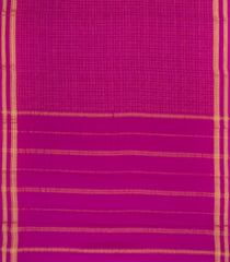 Pink Woven Mysore Silk Saree With Pure Zari Checks-MS3297