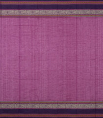 Pink Handloom Kanchi Cotton Saree With Annam Buttas-KC1694