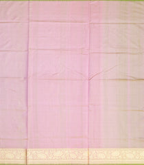 Baby Pink Handloom Banarasi Silk Saree With Floral Motifs-BE1602