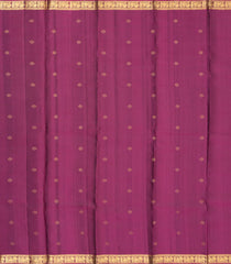 Dark Green Handloom Soft Silk Saree With Floral Buttas-SO4015