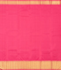 Peach Handloom Kanchipuram Silk Saree With Meena Floral Jaal Motifs-KA15831