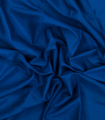 Blue Woven Mysore Silk Saree With Contrast Zari Border-MS3330