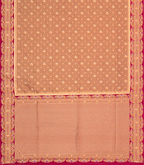 Pink Woven Dupion Silk Saree With Buttas & Meena Borders-DS0589