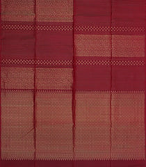 Maroon Handloom Soft Silk Saree With Floral Zari Stripes-SO4729