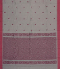 Grey Woven Rasipuram Cotton Sari With Buttas-RA2629