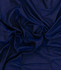 Dark Blue Woven Chirala Cotton Saree With Narayanapet Border-CR1476