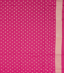Pink Woven Blended Aura Saree With Zari Buttas & Zari Border-BL5807