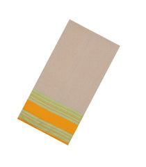 Taupe Woven Bengal Cotton Saree With Contrast Border-BG1755