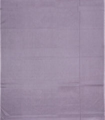 Dark Grey Woven Tussar Silk Saree With Stripes-TU3506