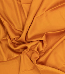 Mango Yellow Woven Mysore Silk Saree With Contrast Zari Border-MS3825