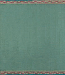 Aquamarine Handloom Kanchi Cotton Saree With Buttas-KC1781