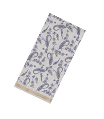 Cream Printed Synthetic Kotha Silk Saree With Zari Border-SY0045