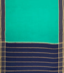 Aquamarine Woven Mysore Silk Saree With Contrast Border-MS3852