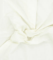 White Handloom Gadwal Cotton Saree With Checks & Contrast Border-GA0350