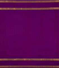 Cream Handloom Korvai Kanchipuram Silk Saree With Zari Buttas-KA16673