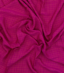 Pink Woven Mysore Silk Saree With Pure Zari Checks-MS3297