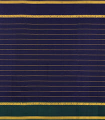 Red Handloom Korvai Kanchipuram Silk Saree With Checks & Ganga Jamuna Border-KA13896