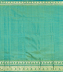 Multi Colour Handloom Korvai Kanchipuram Silk Saree With Stripes & Buttas-KA15764