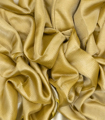 Gold Woven Banarasi Organza Silk Saree With Zari Stripes-BE1415