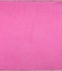 Pink Printed Chanderi Cotton Saree With Floral Motifs-CC1743