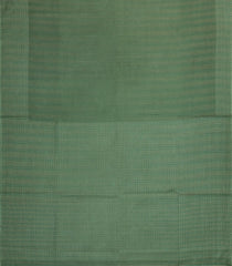 Sage Green Woven Tussar Silk Saree With Stripes-TU3289