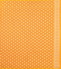 Mustard Woven Blended Satin Saree With Zari Border-BL6019