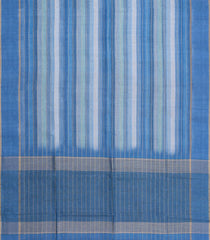 Multi Colour Printed Synthetic Dupion Saree With Stripes & Contrast Border-BL6059