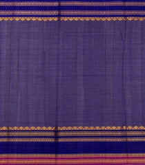 Yellow Handloom Silk Cotton Saree With Zari Checks & Contrast Border-SC4114