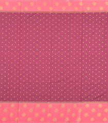 Black Woven Synthetic Silk Saree With Zari Stripes & Floral Motifs-SY0223