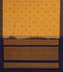 Yellow Woven Rasipuram Cotton Saree With Buttas-RA2636
