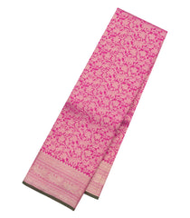 Magenta Handloom Kanchipuram Silk Saree With Vanasingaram Motifs-KA15807
