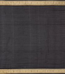 Bottle Green & Maroon Handloom Soft Silk Cotton Saree With Veldhari Stripes-SC4599