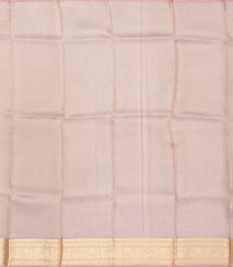 Dusty Pink Handloom Banarasi Tissue Saree With Floral Buttas-BE1381