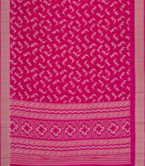 Hot Pink Printed Art Dola Silk Saree With Zari Border-BL5769