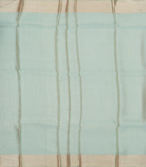 Aquamarine Handloom Banarasi Tissue Silk Saree With Floral Motifs-BE1580