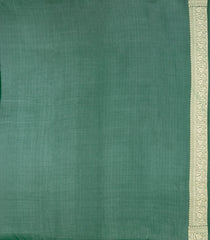 Dark Purple Handloom Banarasi Khaddi Georgette Silk Saree With Contrast Border-BE1859