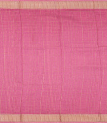Light Peach Printed Art Dola Silk Saree With Zari Checks & Border-BL5744