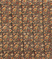 Maroon Woven Chirala Cotton Saree With Printed Floral  Motifs-CR1352