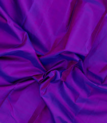 Purple Woven Pure Silk Saree With Zari Border-EC2588