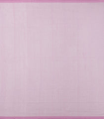 Baby Pink Handwoven Bengal Cotton Saree With Fish Buttas-BG1487